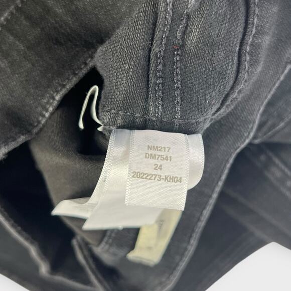 Madewell Stovepipe Jeans in Black Rinse Wash Size 24 - Picture 7 of 7